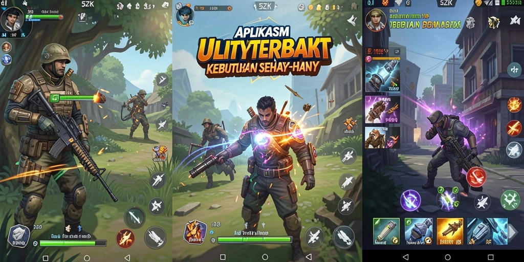 Screenshot utama aplikasi 5ZK menampilkan antarmuka pengguna yang intuitif.