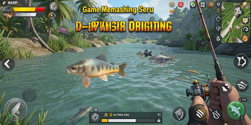 Tangkapan ikan besar dalam gameplay seru 99RP.
