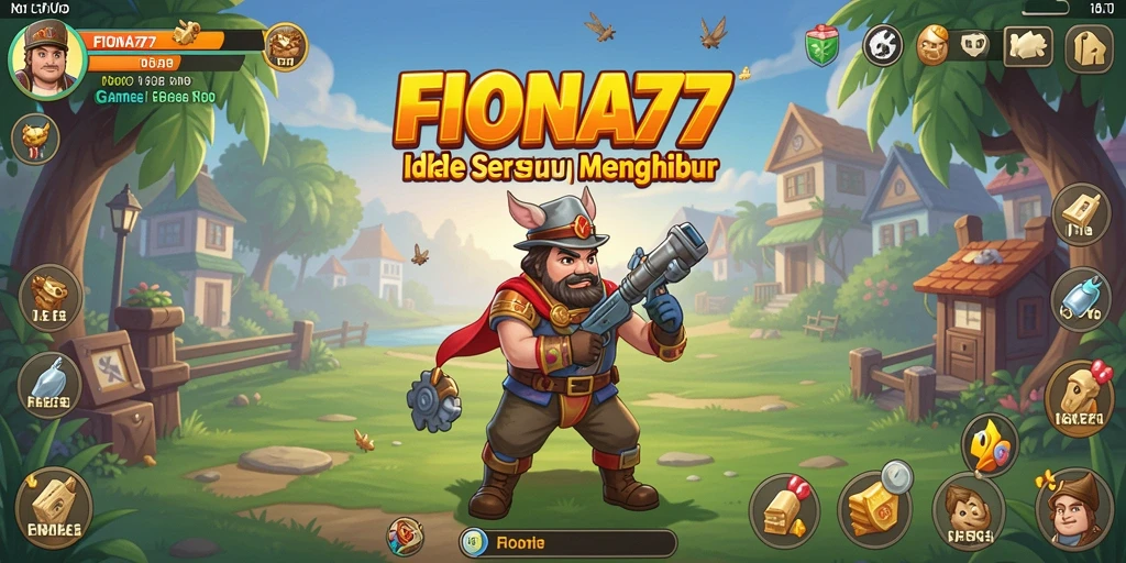 Screenshot menampilkan gameplay menarik FIONA77 dengan karakter yang unik.