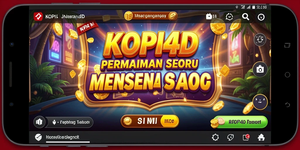 Tampilan gameplay KOPI4D yang menarik dan mengasyikkan.