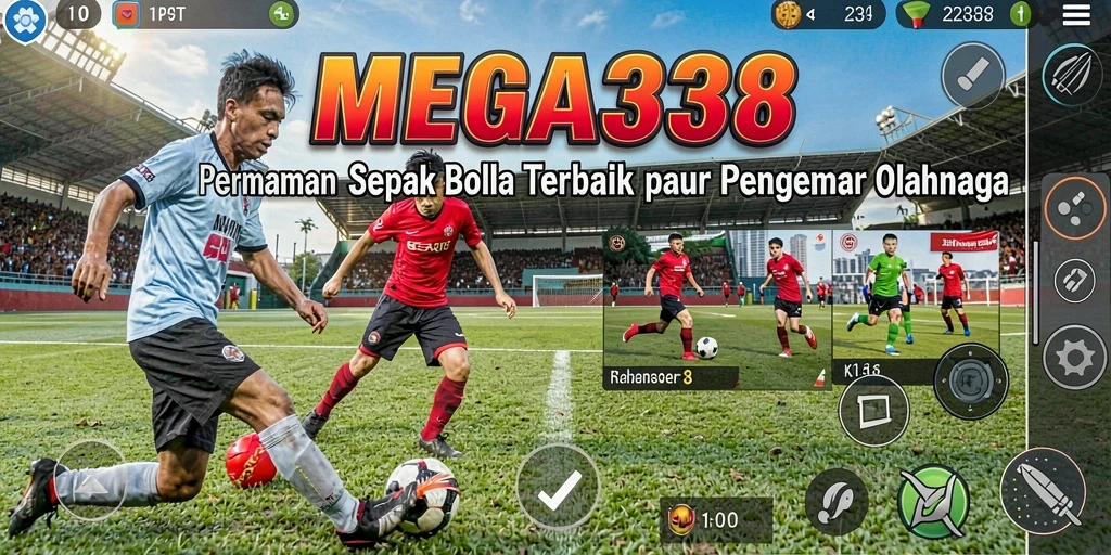 Tampilan gameplay yang mendebarkan dalam MEGA338.