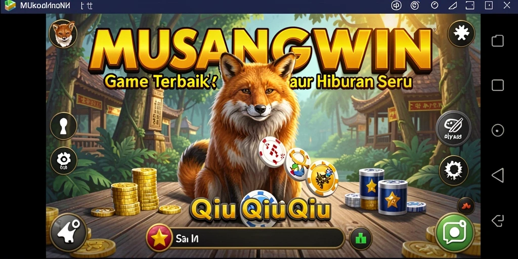 Tangkapan layar utama dari gameplay seru QiuQiu MUSANGWIN.