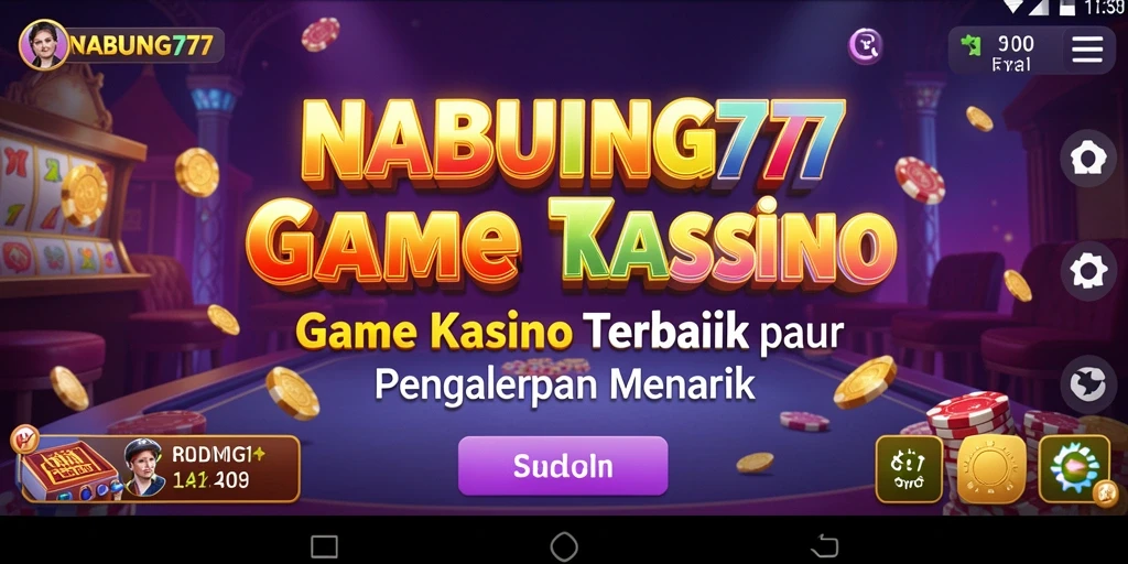 Tampilan gameplay NABUNG77 yang menarik dan interaktif.