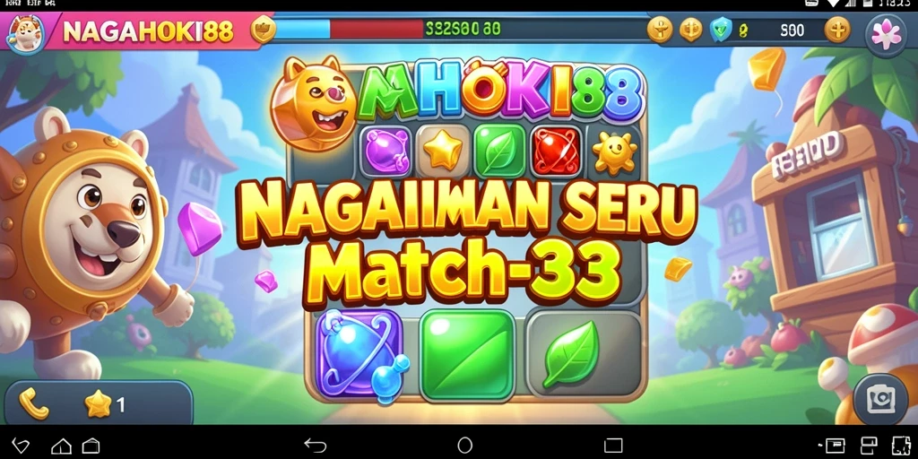 Tampilan gameplay seru dan berwarna-warni dari NAGAHOKI88.
