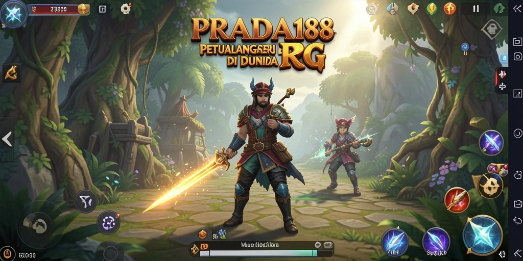 Tampilan gameplay PRADA188 yang menarik dan penuh aksi RPG.