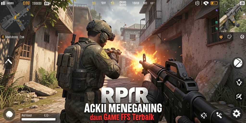 Tangkapan layar gameplay RPRR menampilkan aksi FPS yang mendebarkan.